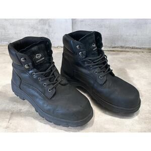 Wolverine Carlsbad Work Boots Men's Size 11 Steel Toe Black Leather Waterproof
